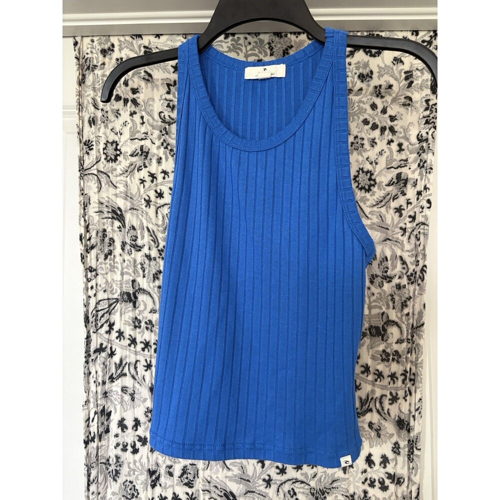 Ripcurl Women's Ribbed Tank Top Size Small Blue